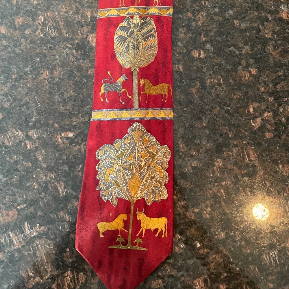 PERFECT POWER TIE AUDRY BUCKNER SILK TIE